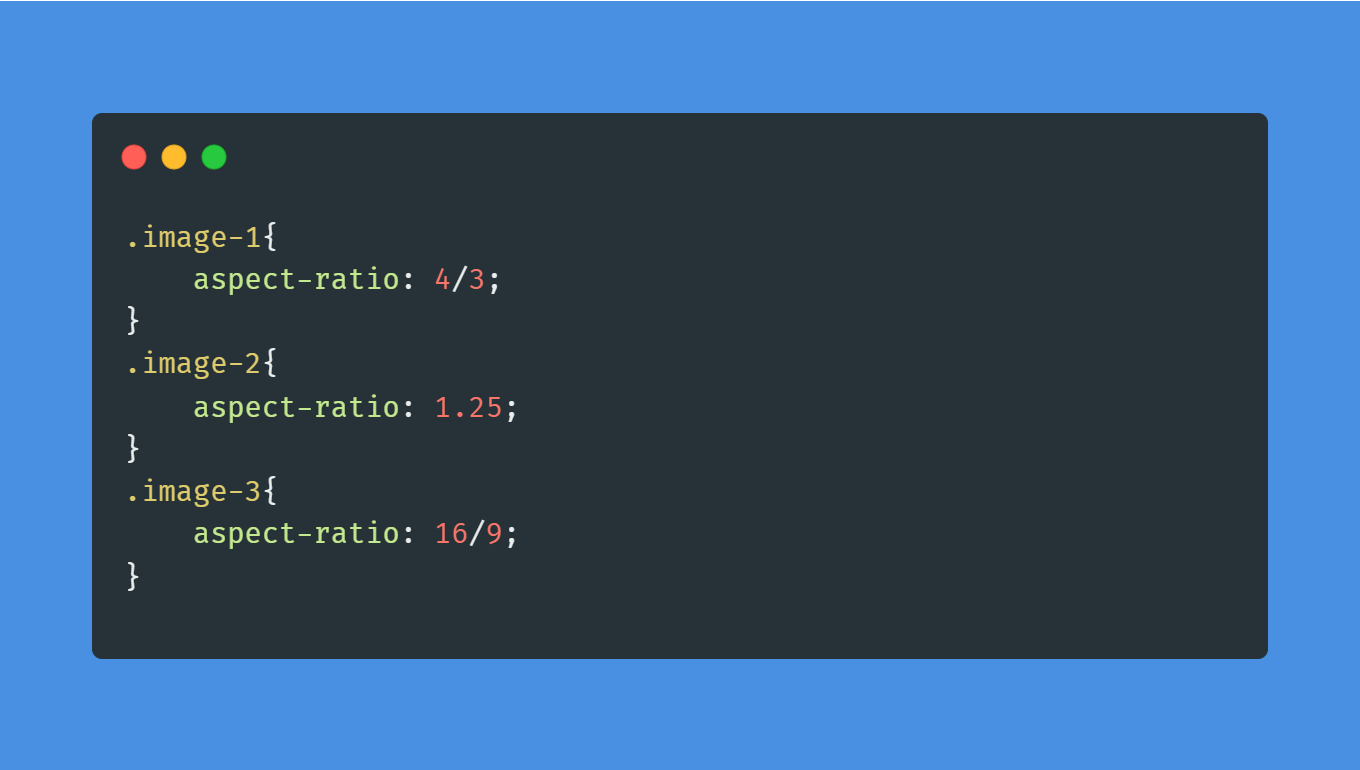 Adjusting Image Aspect Ratio in CSS (Code Snippet)